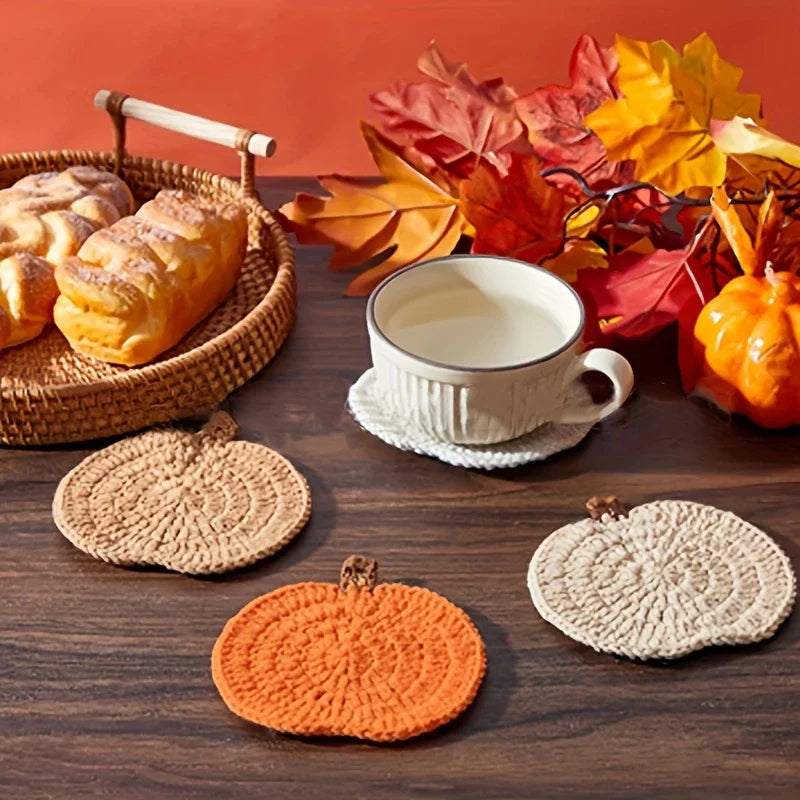 Pumpkin Coasters (4 pieces)